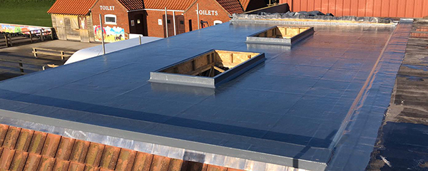 grp flat roof